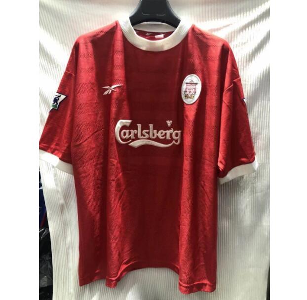 1998 Liverpool Retro Home Kit Soccer Jersey